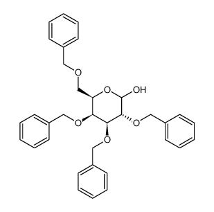 2,3,4,6-tetra-O-benzyl-D-galactopyranose structure