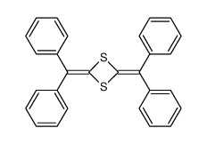 2,4-bis(diphenylmethylene)-1,3-dithietane结构式