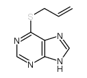 6-烯丙基硫代嘌呤结构式