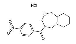 (4-nitro-phenyl)-(octahydro-pyrido[2,1-c][1,4]oxazepin-4-yl)-methanone, hydrochloride Structure