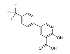 2-oxo-5-[4-(trifluoromethyl)phenyl]-1H-pyridine-3-carboxylic acid Structure