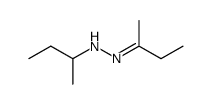 2-Butanone (1-methylpropyl)hydrazone structure