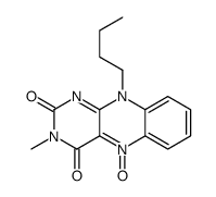 10-butyl-3-methyl-5-oxidobenzo[g]pteridin-5-ium-2,4-dione Structure