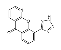 9-(2H-tetrazol-5-yl)chromeno[2,3-b]pyridin-5-one结构式