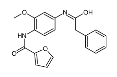 N-[2-methoxy-4-[(2-phenylacetyl)amino]phenyl]furan-2-carboxamide Structure