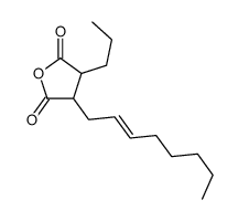 3-oct-2-enyl-4-propyloxolane-2,5-dione Structure