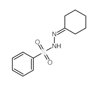 N-(cyclohexylideneamino)benzenesulfonamide Structure