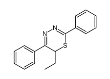 6-ethyl-2,5-diphenyl-6H-1,3,4-thiadiazine结构式