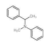 Benzenemethanamine,N,a-dimethyl-N-phenyl- structure