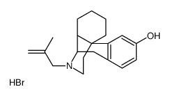 Morphinan-3-ol,17-(2-methylallyl)-,hydrobromide,(-)结构式