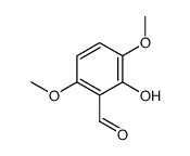 2-HYDROXY-3,6-DIMETHOXY-BENZALDEHYDE structure