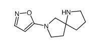 5-(1,7-diazaspiro[4.4]nonan-7-yl)-1,2-oxazole结构式