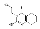 3-(2-hydroxyethyl)-5,6,7,8-tetrahydro-1H-quinazoline-2,4-dithione结构式