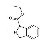 ethyl 2-methyl-1,3-dihydroisoindole-1-carboxylate结构式