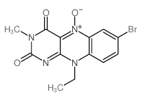 Benzo[g]pteridine-2,4(3H,10H)-dione, 7-bromo-10-ethyl-3-methyl-, 5-oxide picture