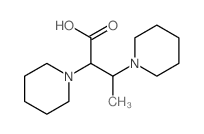 2,3-bis(1-piperidyl)butanoic acid structure