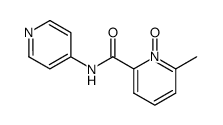 2-Methyl-6-(4-pyridylcarbamoyl)pyridine 1-oxide Structure