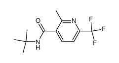 3-PYRIDINECARBOXAMIDE, N-(1,1-DIMETHYLETHYL)-2-METHYL-6-(TRIFLUOROMETHYL)- picture