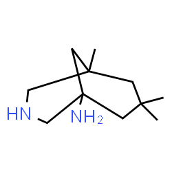 5,7,7-trimethyl-3-azabicyclo[3.3.1]nonanamine结构式