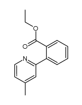 ethyl 2-(4-methyl-2-pyridyl)benzoate structure