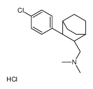 [(2R,3S)-3-(4-chlorophenyl)-2-bicyclo[2.2.2]octanyl]methyl-dimethylazanium,chloride结构式