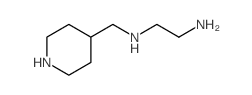 N1-(4-piperidinylmethyl)-1,2-ethanediamine结构式