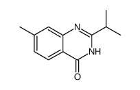 2-isopropyl-7-methyl-3H-quinazolin-4-one Structure