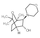 (1R,4R,5R,6S)-1,8,8-trimethyl-6-morpholin-4-yl-7-oxabicyclo[2.2.2]octan-5-ol Structure