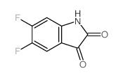 5,6-Difluoroindoline-2,3-dione Structure