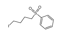 1-iodo-4-(phenylsulfonyl)butan Structure