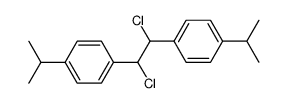 1,2-Dichloro-1,2-bis(p-isopropylphenyl)ethane Structure