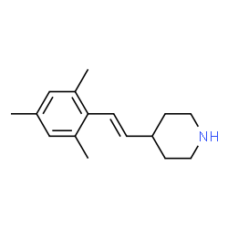 Piperidine, 4-[(1E)-2-(2,4,6-trimethylphenyl)ethenyl]- (9CI) picture