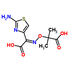 2-[(2-Aminothiazol-4-yl)carboxymethyleneaminooxy]-2-methylpropionic acid picture