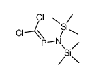 [Bis(trimethylsilyl)amino][dichlormethylen]phosphan Structure