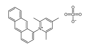 1-anthracen-1-yl-2,4,6-trimethylpyridin-1-ium,perchlorate Structure