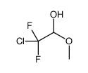 2-chloro-2,2-difluoro-1-methoxy-ethanol结构式