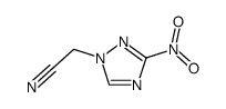 2-(3-nitro-1H-1,2,4-triazol-1-yl)acetonitrile Structure