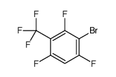 2-bromo-1,3,5-trifluoro-4-(trifluoromethyl)benzene Structure