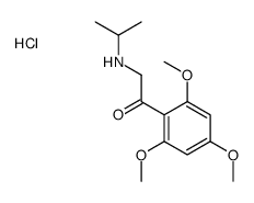 2-(propan-2-ylamino)-1-(2,4,6-trimethoxyphenyl)ethanone,hydrochloride结构式