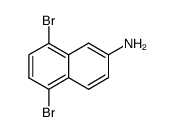 5,8-dibromo-[2]naphthylamine结构式