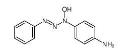 1-(4-amino-phenyl)-3-phenyl-triazen-1-ol结构式