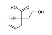 2-amino-2-(2-hydroxyethyl)pent-4-enoic acid Structure