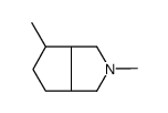 2,4-dimethyl-3,3a,4,5,6,6a-hexahydro-1H-cyclopenta[c]pyrrole结构式