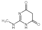 2-(Methylamino)-4,6-pyrimidinediol Structure