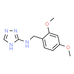 N-(2,4-Dimethoxybenzyl)-1H-1,2,4-triazol-3-amine结构式