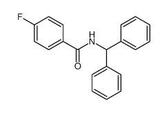 N-benzhydryl-4-fluorobenzamide结构式