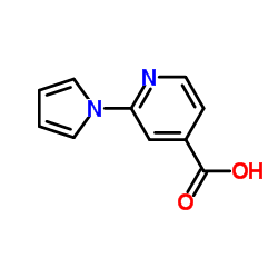 2-(1H-Pyrrol-1-yl)isonicotinic acid结构式