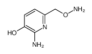 3-Pyridinol,2-amino-6-[(aminooxy)methyl]-结构式