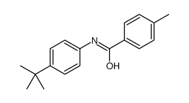 N-(4-tert-butylphenyl)-4-methylbenzamide结构式