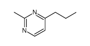 Pyrimidine, 2-methyl-4-propyl- (9CI) structure